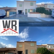 Rénovation travaux de façade peinture WB toit concept
