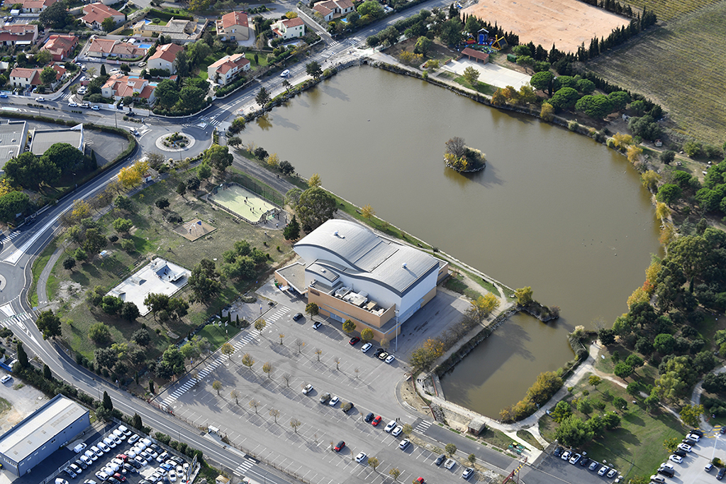 Saint-Estève vue aerienne