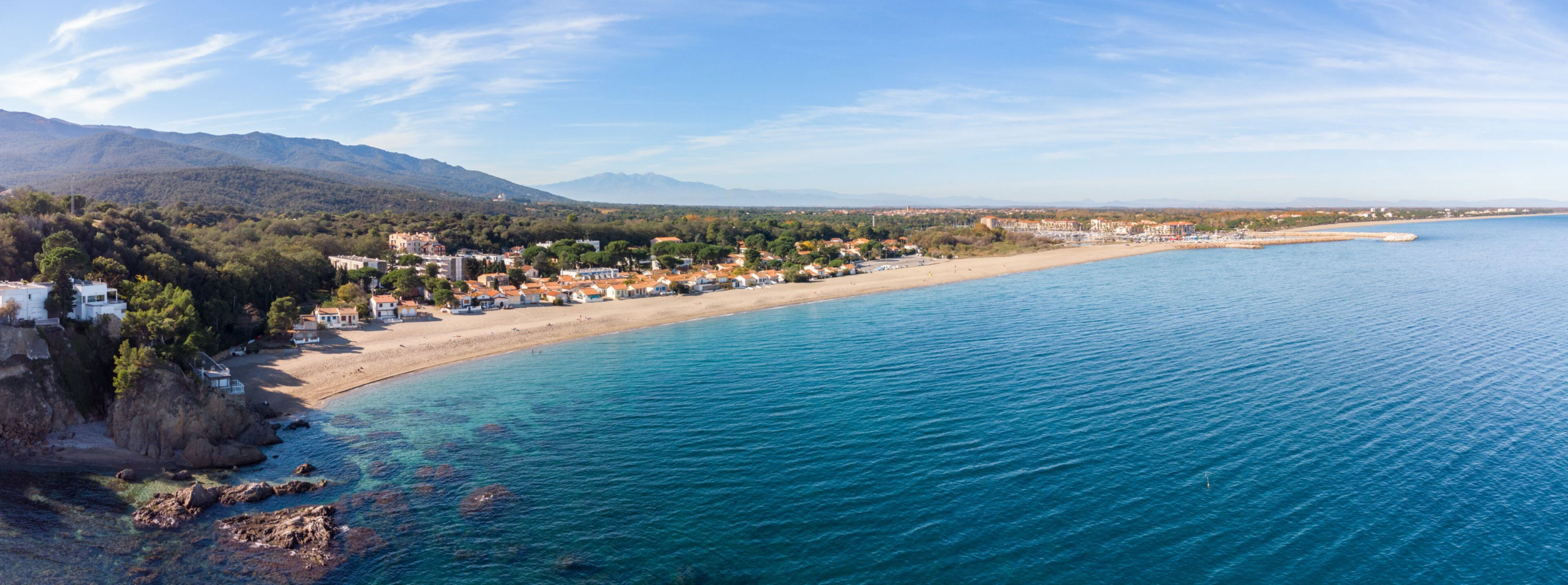 Argelès-sur-Mer vue aerienne