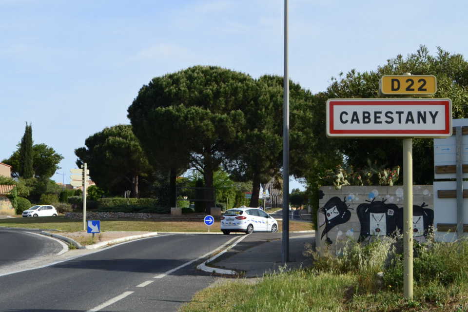 Cabestany vue aerienne